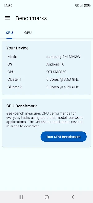 Geekbench 7 Screenshot 0