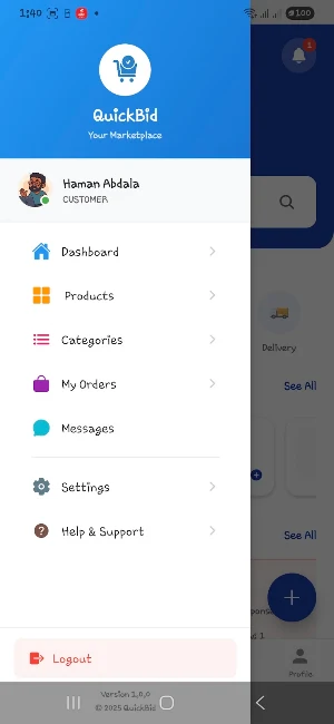 QuickBid Screenshot 3
