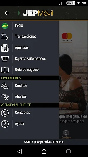 JEP Móvil Screenshot 1