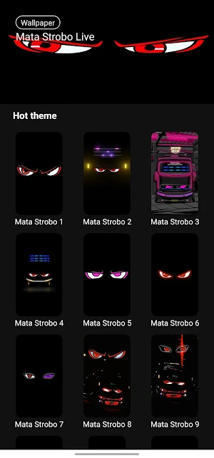 Strobo Mata Live Wallpaper Screenshot 0