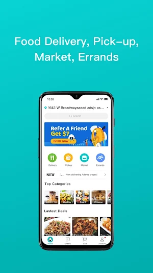 Fantuan-Food delivery, errands Screenshot 1
