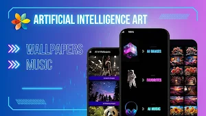 AI Art Wallpapers and Music Screenshot 0