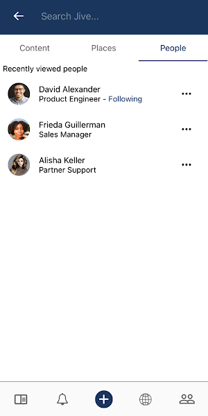 Jive for Mobile Screenshot 1