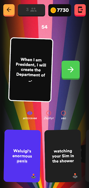 Cynical Cards Screenshot 1