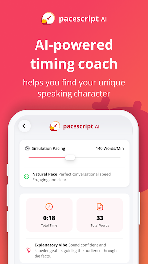 pacescript AI: Speaking Pace Screenshot 0