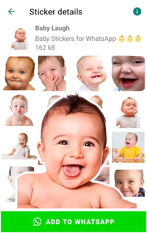 Baby Stickers for WhatsApp Screenshot 2