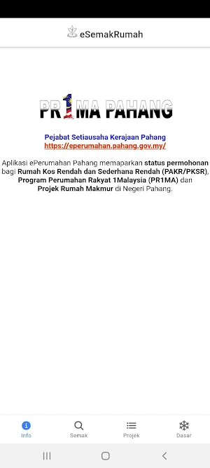 eSemak Rumah Screenshot 0