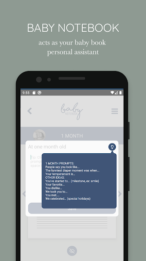 Baby Notebook - Baby Book App Screenshot 1