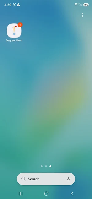 Degree Alarm Screenshot 2