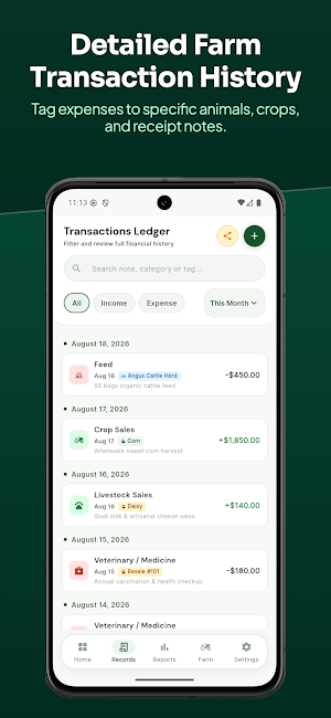 Farm Expense & Income Tracker Screenshot 3