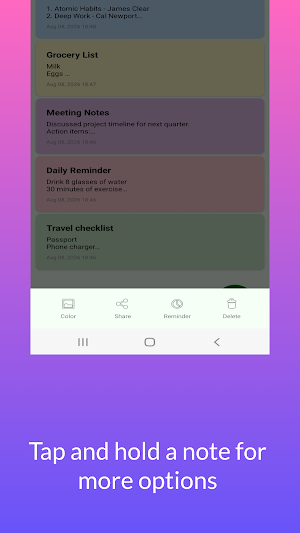 Notes Diary — Simple Notepad Screenshot 3
