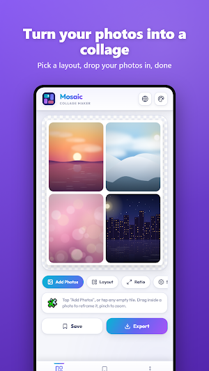 Mosaic - Image Collage Maker Screenshot 0
