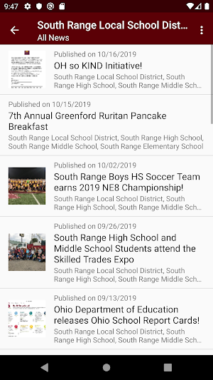 South Range Local School District Screenshot 1