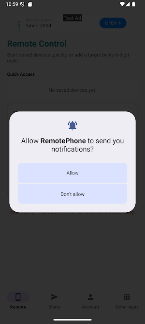Remote Phone Control Screenshot 2