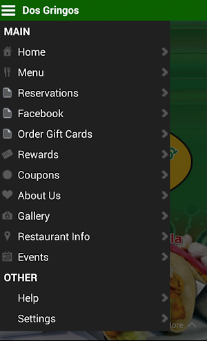 Dos Gringos Mexican Kitchen Screenshot 1