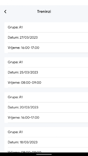Treniraj Lako Screenshot 3