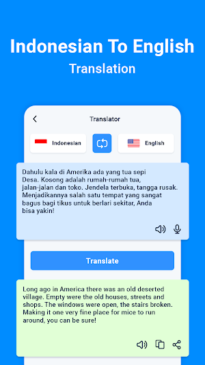 Indonesian English Translator Screenshot 1