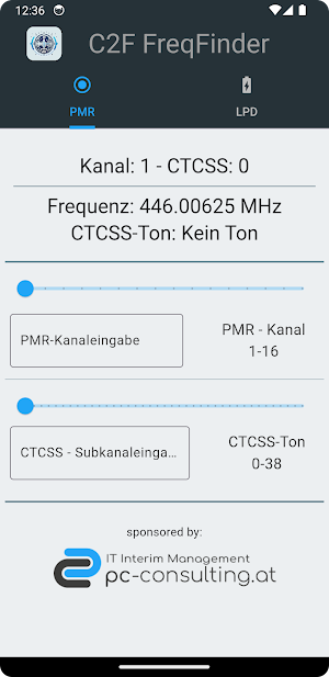 C2F FreqFinder Screenshot 0