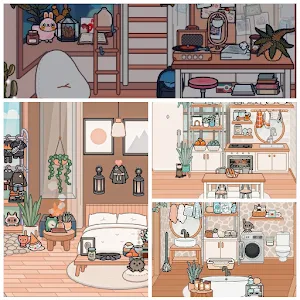 Aesthetic Toca Boca Room Ideas Screenshot 1