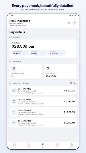 NCS Employee Screenshot 1