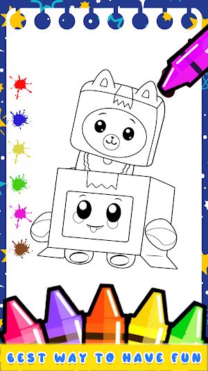 Lankybox - coloring Game Screenshot 3