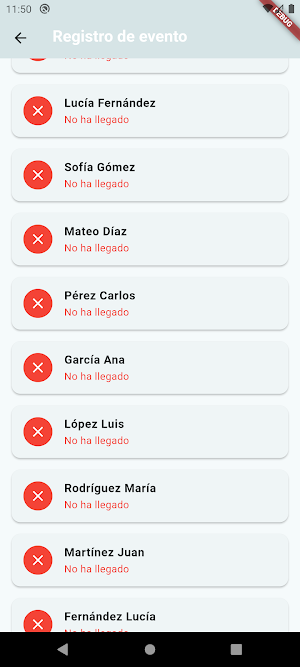 EventosXQR Screenshot 1