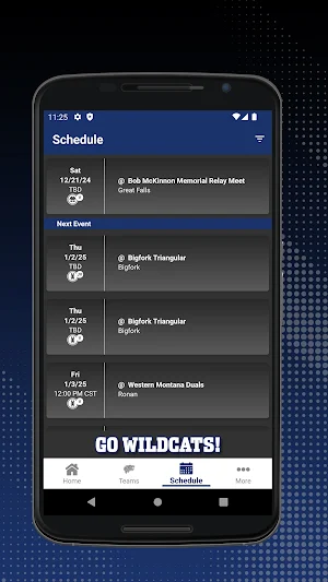 CFHS Wildcat Athletics Screenshot 1
