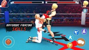 Boxing game Girl fighting 3d wrestling games Screenshot 3