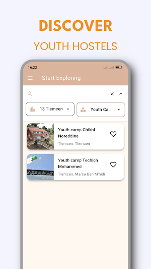 Algerian Youth Hostels Screenshot 1