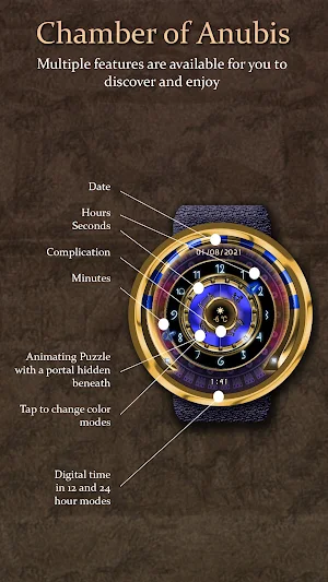 WFAM Anubis Cool Watch Face Screenshot 1