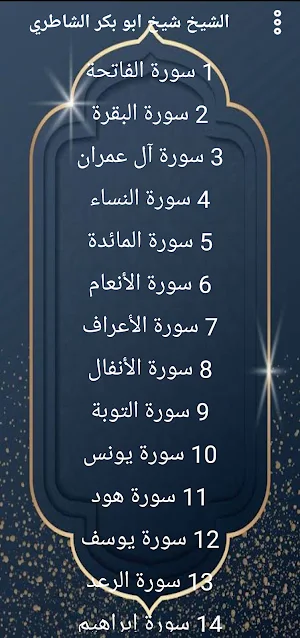 الشاطري قرآن كريم بدون نت Screenshot 0