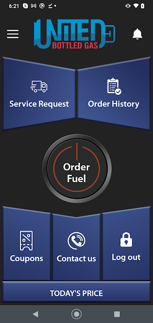 United Bottled Gas Screenshot 1