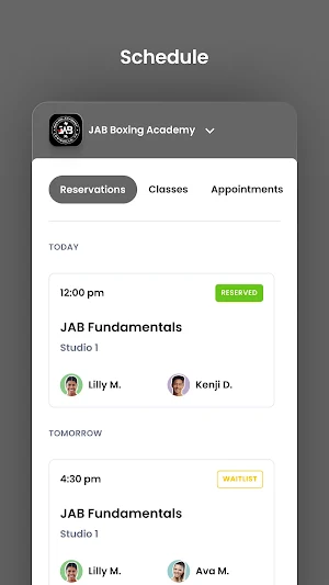 JAB Boxing Academy Screenshot 2
