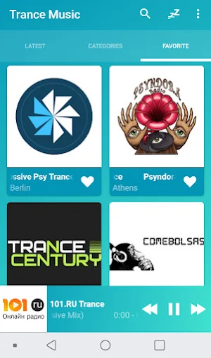 Trance music radios online Screenshot 3