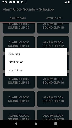 Alarm Clock Sound Collections ~ Sclip.app Screenshot 3