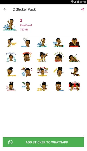 WAstickerApps Papua Screenshot 1