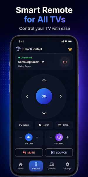 Smart TV Remote Control App Screenshot 1