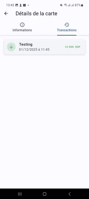Shini Pay - Cantine Screenshot 3
