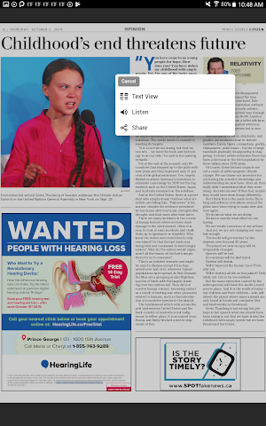 Prince George Citizen Screenshot 2