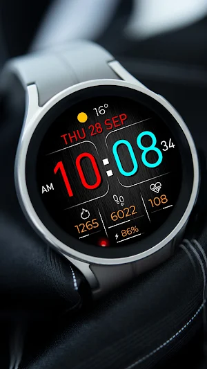 Digital DIGR Sport Watchface Screenshot 0