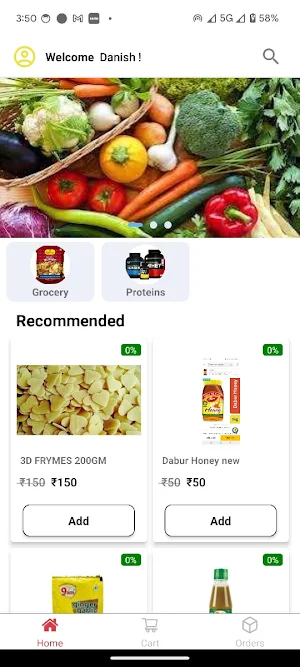 OnlineGroceryStore Screenshot 1