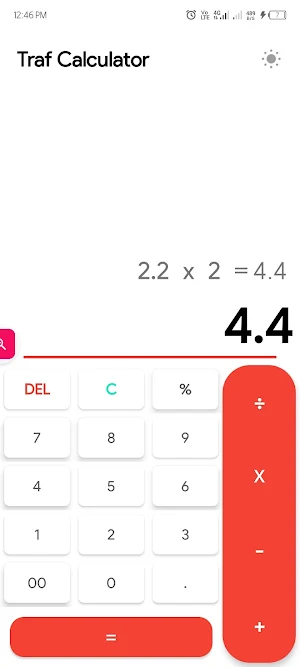 Traf Calculator Screenshot 3