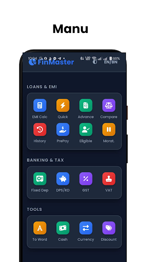 EMI Calculator + Zakat, VAT Screenshot 0