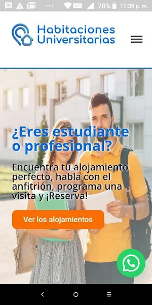 Habitaciones Universitarias Co Screenshot 2