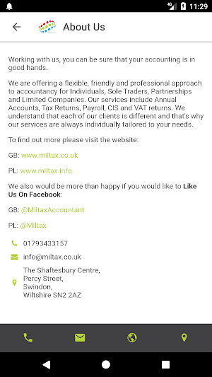 Miltax Accountants Screenshot 1