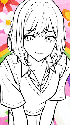 Oshi no Ko Coloring Game Screenshot 3
