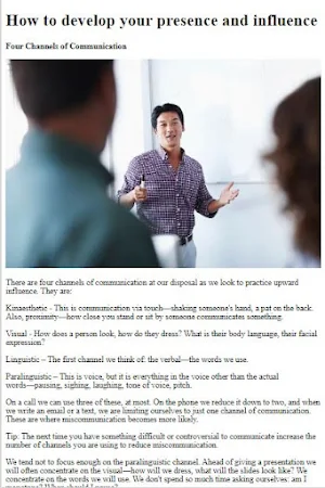 How to Have Presence Screenshot 1