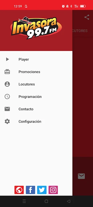 Invasora 99.7 Screenshot 2