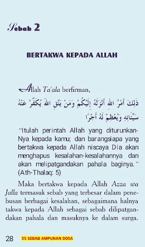 35 Sebab Ampunan Dosa By Fatih Screenshot 3