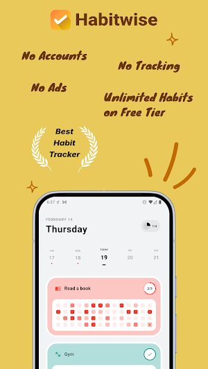 Habitwise - Habit Tracker Screenshot 0
